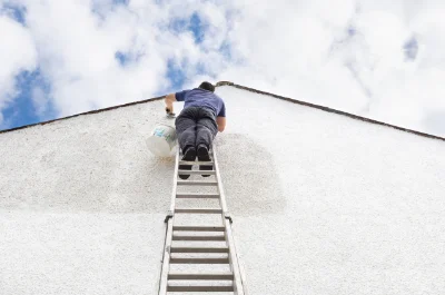 Peinture extérieure aux Mazures — façades et ravalement